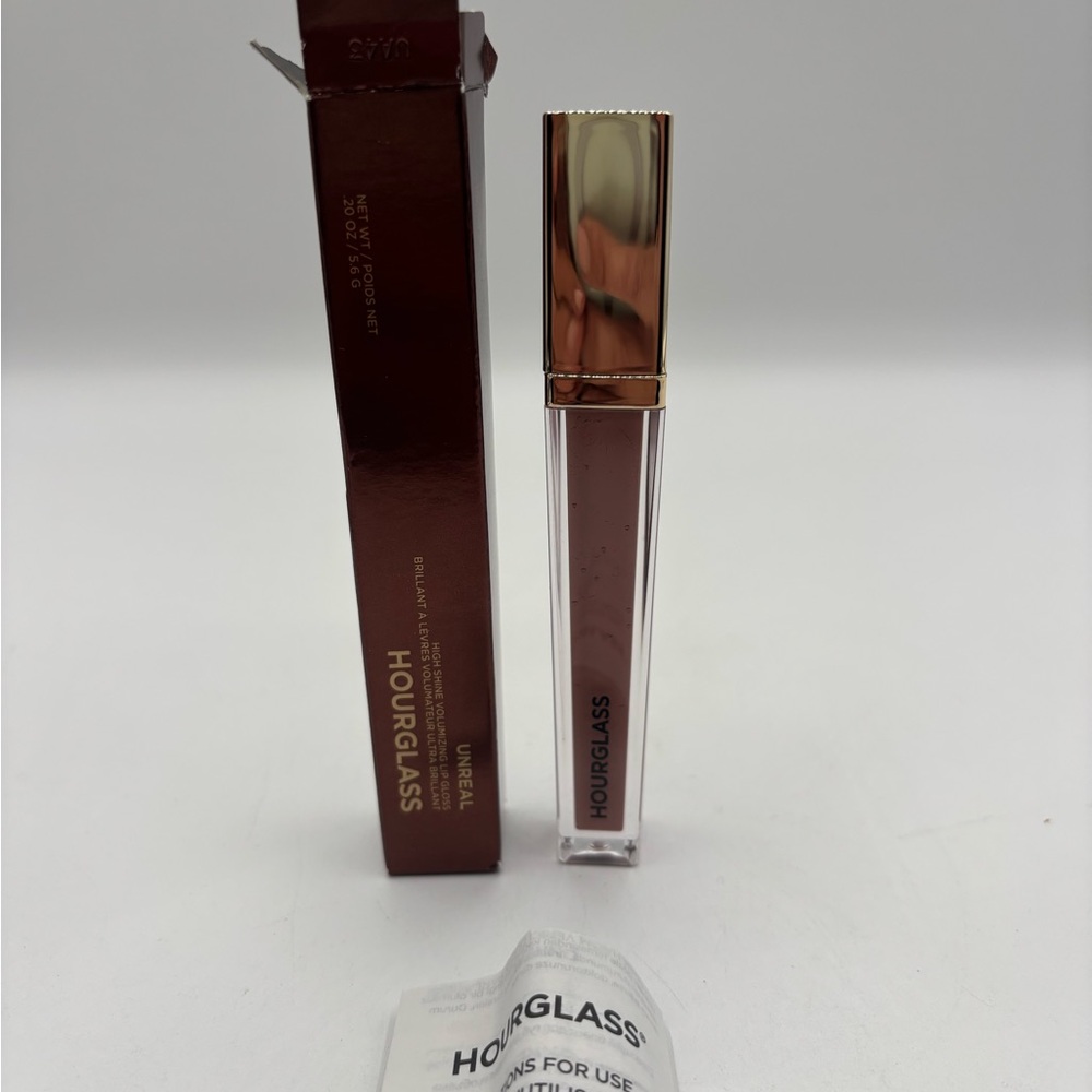 Hourglass Unreal High Shine Volumizing Lip Gloss Shade Provoke 606 5.6g NIB